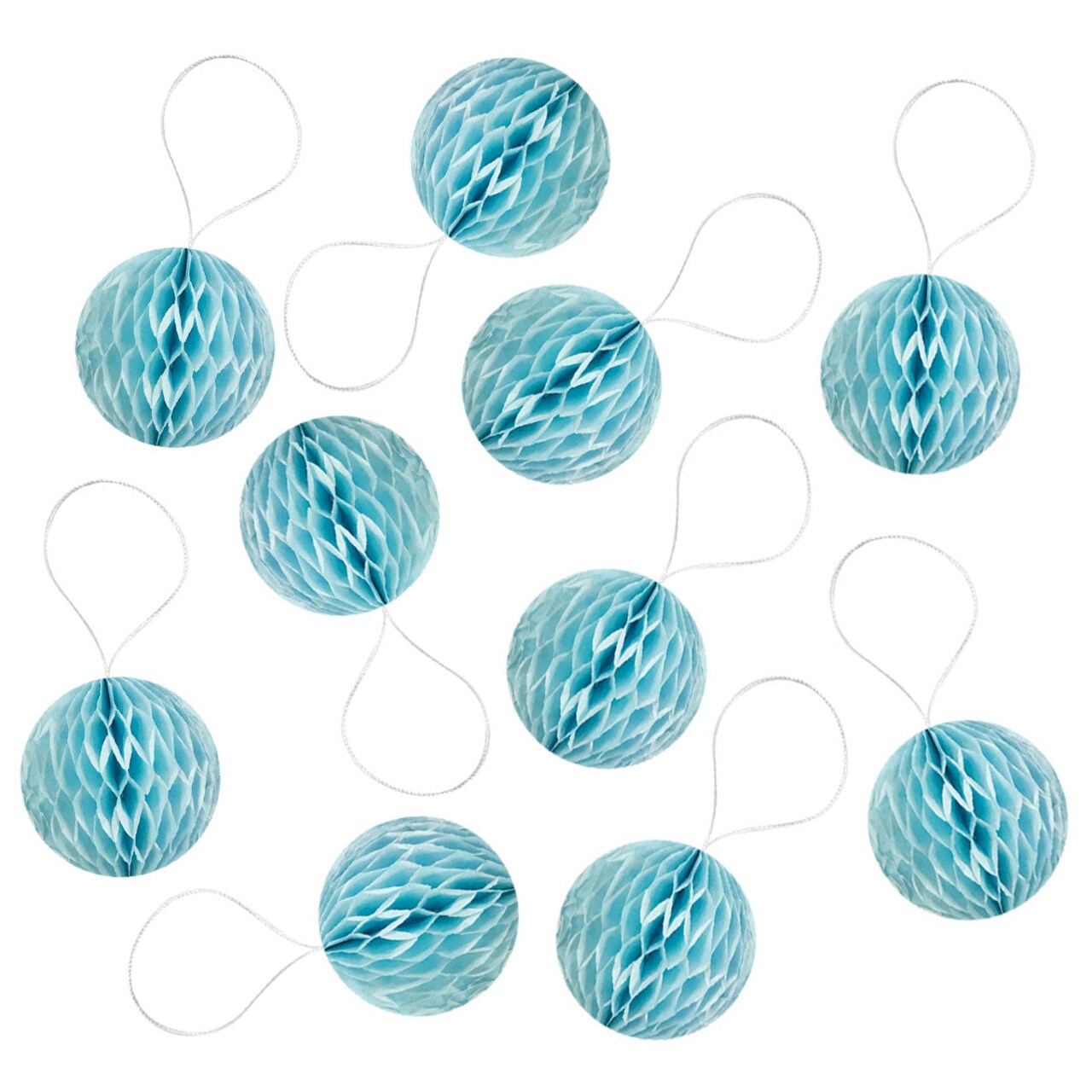 Wrapables Mini Honeycomb Ball Party Decorations for Weddings, Birthday Parties, Baby Showers and Nursery Decor (Set of 10), 2"